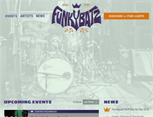 Tablet Screenshot of funkybatz.com